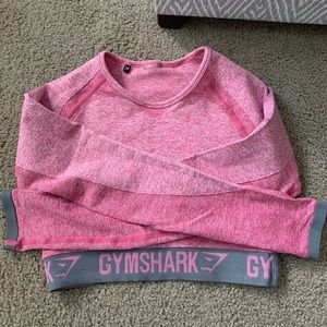 Gymshark crop long sleeve shirt